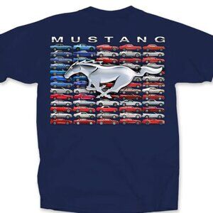 NWOT Ford Mustang U.S. Flag Short Sleeve T-Shirt | Size Medium